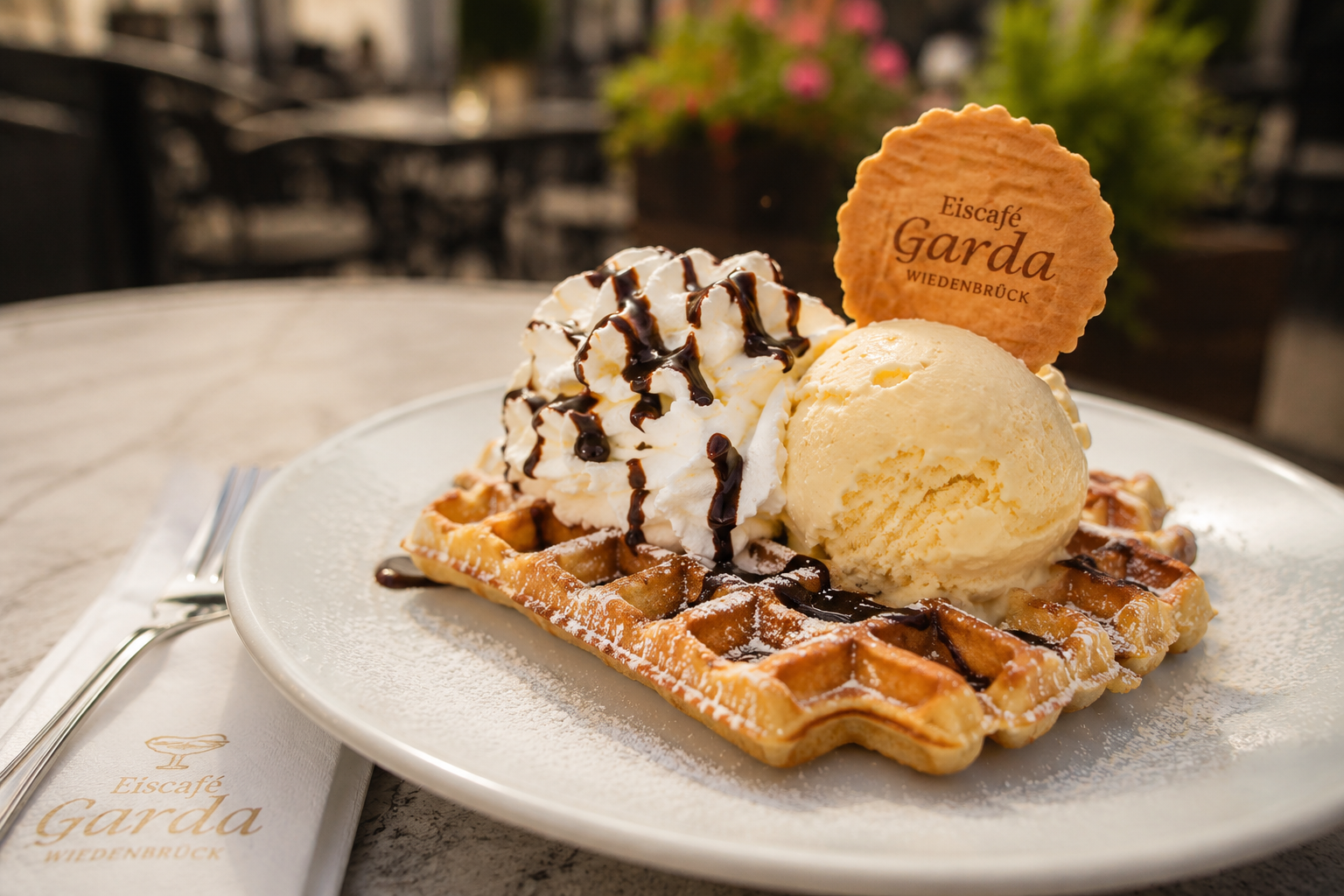 Frische Waffeln